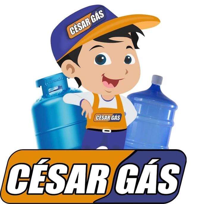 Mascote e logo da César Gás Vera Cruz