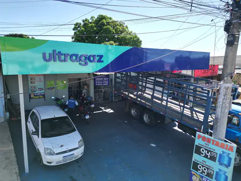 Fachada da César Gás no Setor Vera Cruz, em Goiânia-GO